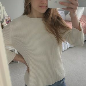 L.L. Bean Ribbed Sweater